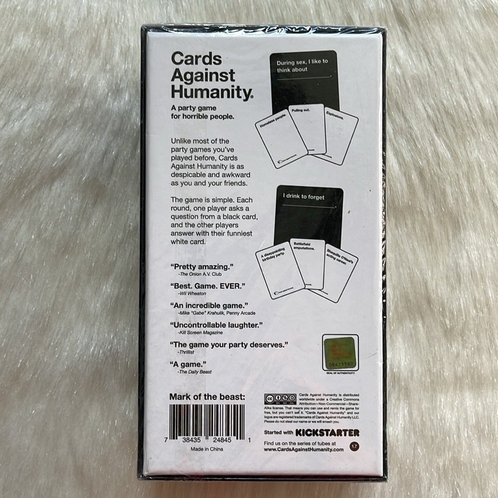 Cards Against Humanity Original Edition Starter Set Adult Party Card Game - Picture 3 of 5